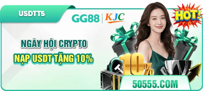 ngày hội crypto trên GG88 tặng nạp usdt 10%